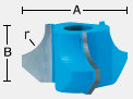 Roundover & 45° Chamfer Shaper Cutter