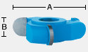 Cove Shaper Cutter 1/2" Bore