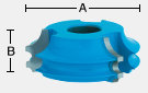 Double Quarter Round & Bead Shaper Cutter