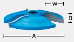Ogee Raised Panel Shaper Cutter