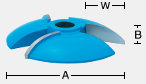 Convex Raised Panel Shaper Cutter