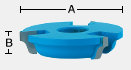 Ogee Shaper Cutter (1/2" Cutting Length)