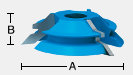 Double Lock Miter Shaper Cutter