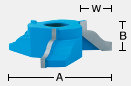Reversible Ogee Shaper Cutter