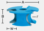 Stair Tread Shaper Cutter