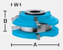 Roman Ogee Stile & Rail Reversible Shaper Cutter