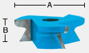 Back Bevel Door Lip Shaper Cutter