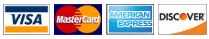Credit cards accepted