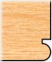 Decorative Beaded Edge, 1/8" bead radius