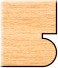 Decorative Beaded Edge with 3/16" bead radius