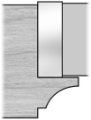 Large Glass Door Cutter - 5/8" deep
