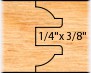 Double-Sided Stile and Rail Set w/Eased Edges
